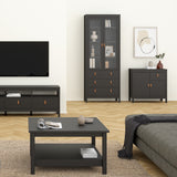 Furniture To Go Barcelona Sideboard 2 Doors 1 Drawer in Matt Black
