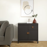 Furniture To Go Barcelona Sideboard 2 Doors 1 Drawer in Matt Black