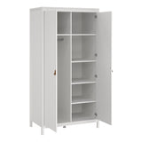 Furniture To Go Barcelona Wardrobe with 2 Doors in White