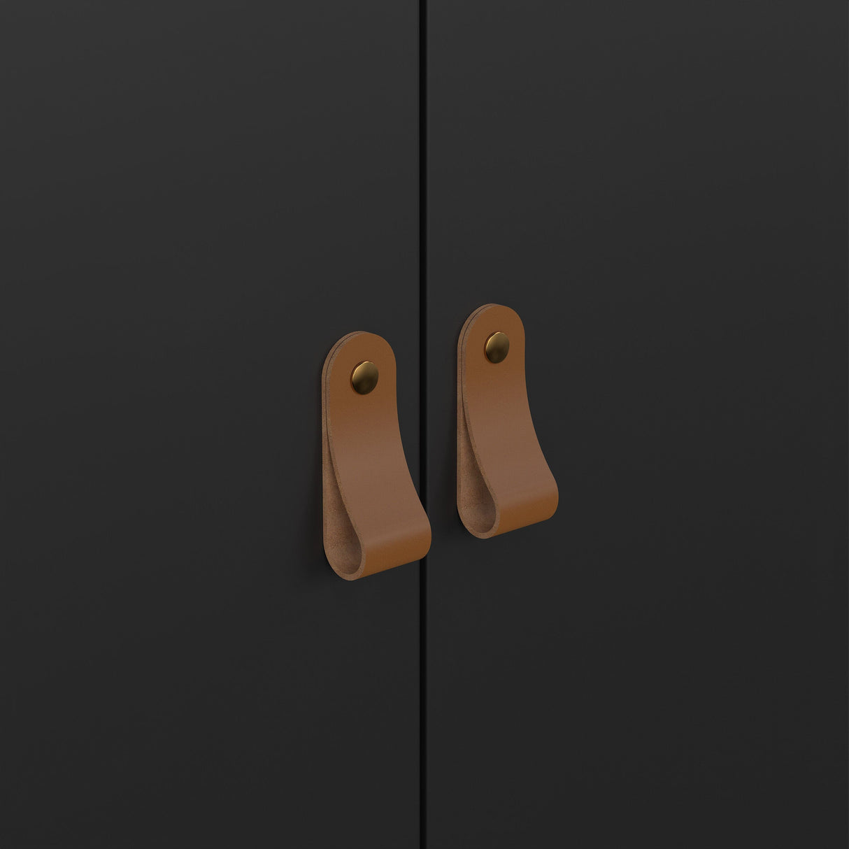 Furniture To Go Barcelona Wardrobe with 2 Doors in Matt Black