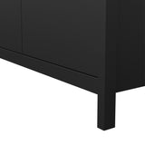 Furniture To Go Barcelona Wardrobe with 2 Doors in Matt Black