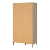 Furniture To Go Barcelona Wardrobe with 2 Doors in Jackson Hickory Oak
