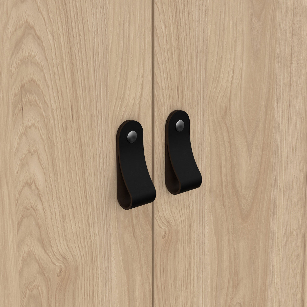 Furniture To Go Barcelona Wardrobe with 2 Doors in Jackson Hickory Oak