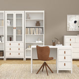 Furniture To Go Barcelona Desk 3 Drawers in White