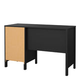 Furniture To Go Barcelona Desk 3 Drawers in Matt Black