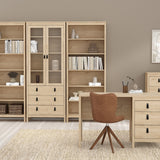 Furniture To Go Barcelona Bookcase in Jackson Hickory Oak