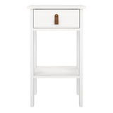 Furniture To Go Barcelona Bedside Table with 1 Drawer in White