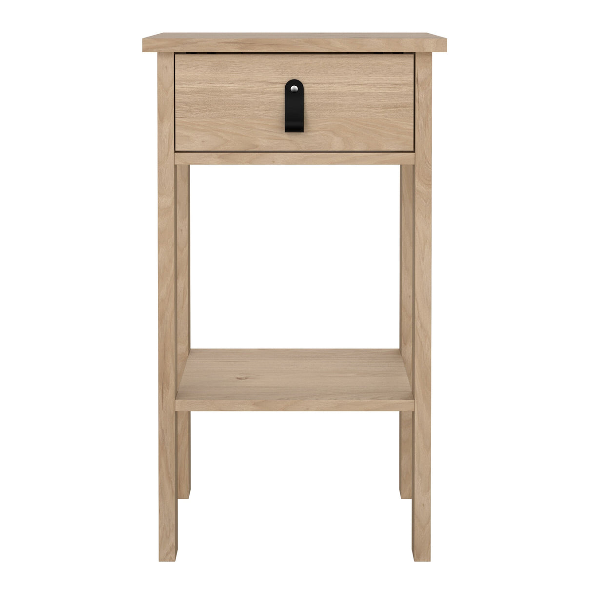 Furniture To Go Barcelona Bedside Table with 1 Drawers in Jackson Hickory Oak