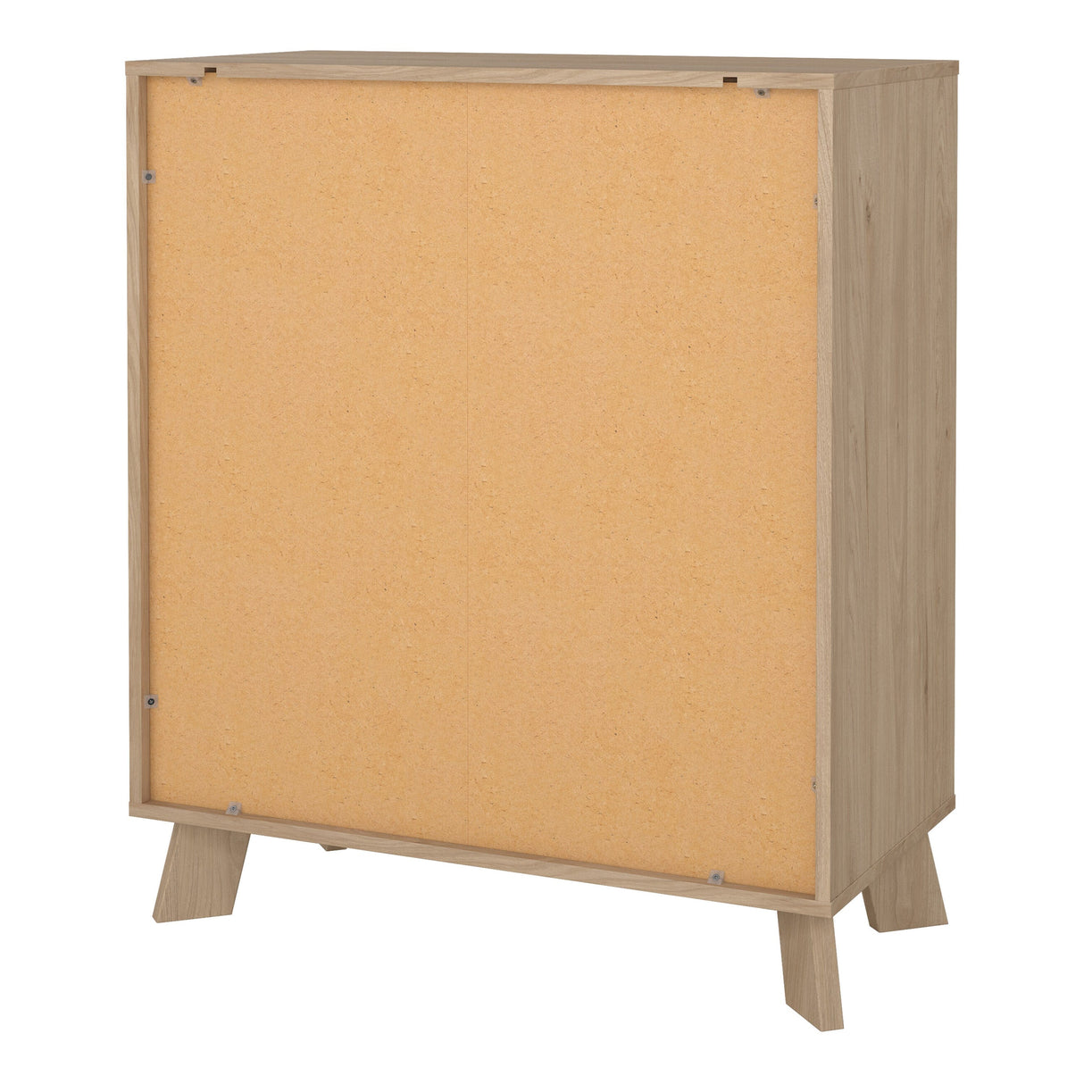 Furniture To Go Ikast Chest 3 Drawers in Jackson Hickory and White