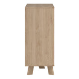 Furniture To Go Ikast 6 Drawers Double Dresser in Jackson Hickory and White