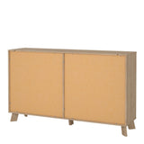 Furniture To Go Ikast 6 Drawers Double Dresser in Jackson Hickory and White