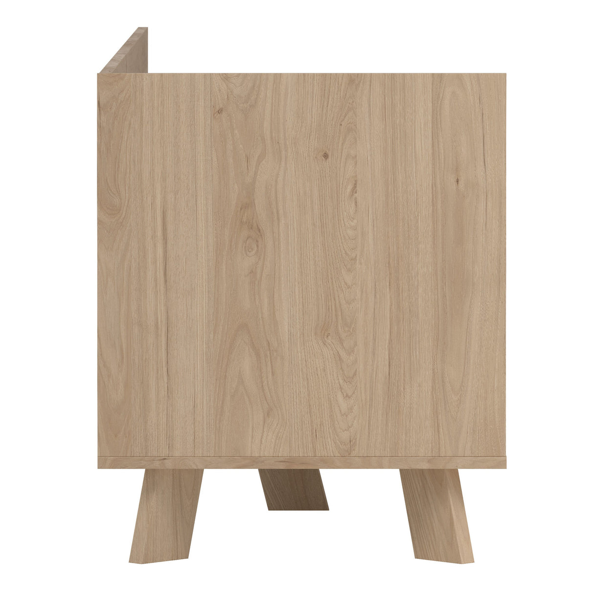 Furniture To Go Ikast TV-unit with 1 Door + 2 Drawers in Jackson Hickory and White