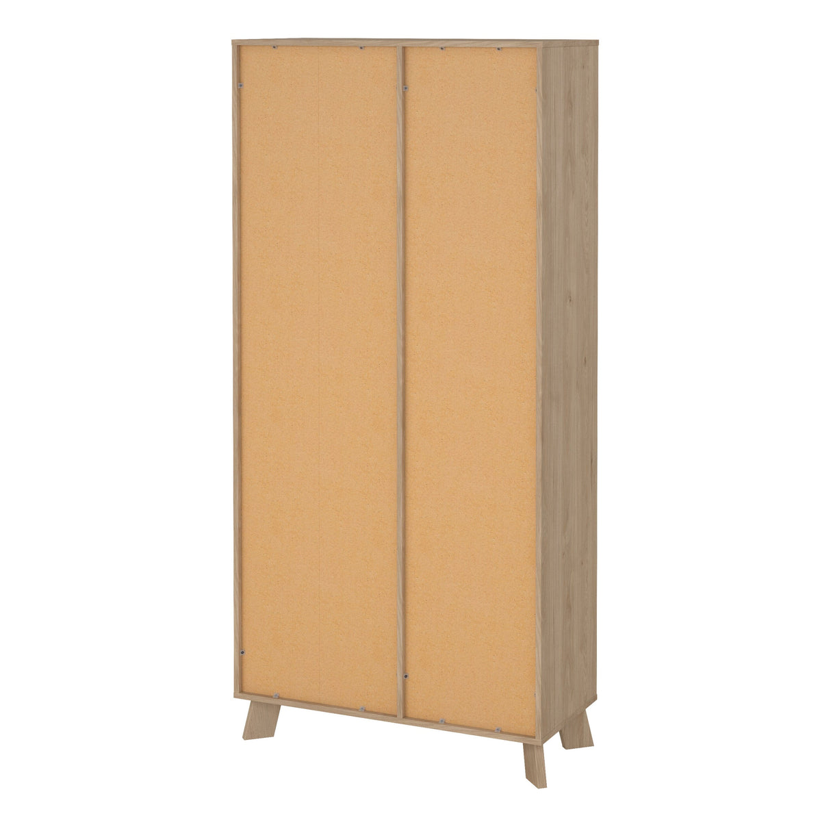 Furniture To Go Ikast China Cabinet 2 Doors in Jackson Hickory and White