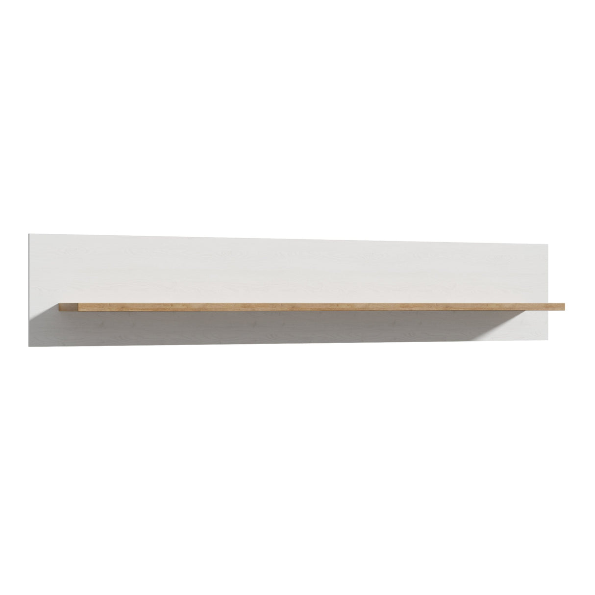 Furniture To Go Bohol 160cm Wall Shelf in Riviera Oak/White