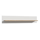 Furniture To Go Bohol 160cm Wall Shelf in Riviera Oak/White