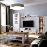 Furniture To Go Bohol 160cm Wall Shelf in Riviera Oak/White