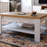 Furniture To Go Bohol Coffee Table in Riviera Oak/White