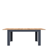 Furniture To Go Bohol Extending Dining Table 160-207cm in Riviera Oak/Navy