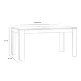 Furniture To Go Bohol Extending Dining Table 160-207cm in Riviera Oak/Navy