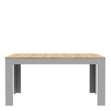 Furniture To Go Bohol Extending Dining Table 160-207cm in Riviera Oak/Grey Oak