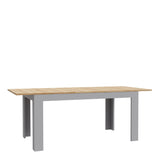 Furniture To Go Bohol Extending Dining Table 160-207cm in Riviera Oak/Grey Oak