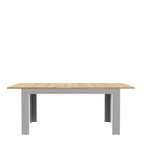 Furniture To Go Bohol Extending Dining Table 160-207cm in Riviera Oak/Grey Oak