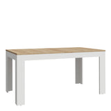 Furniture To Go Bohol Extending Dining Table 160-207cm in Riviera Oak/White