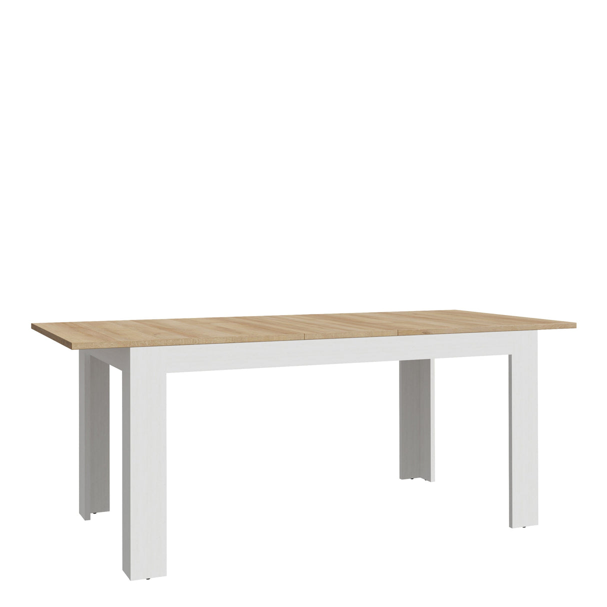 Furniture To Go Bohol Extending Dining Table 160-207cm in Riviera Oak/White