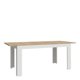 Furniture To Go Bohol Extending Dining Table 160-207cm in Riviera Oak/White