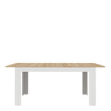 Furniture To Go Bohol Extending Dining Table 160-207cm in Riviera Oak/White