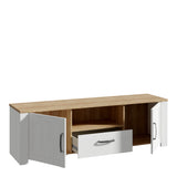 Furniture To Go Bohol TV Unit inc. LED Light in Riviera Oak/White