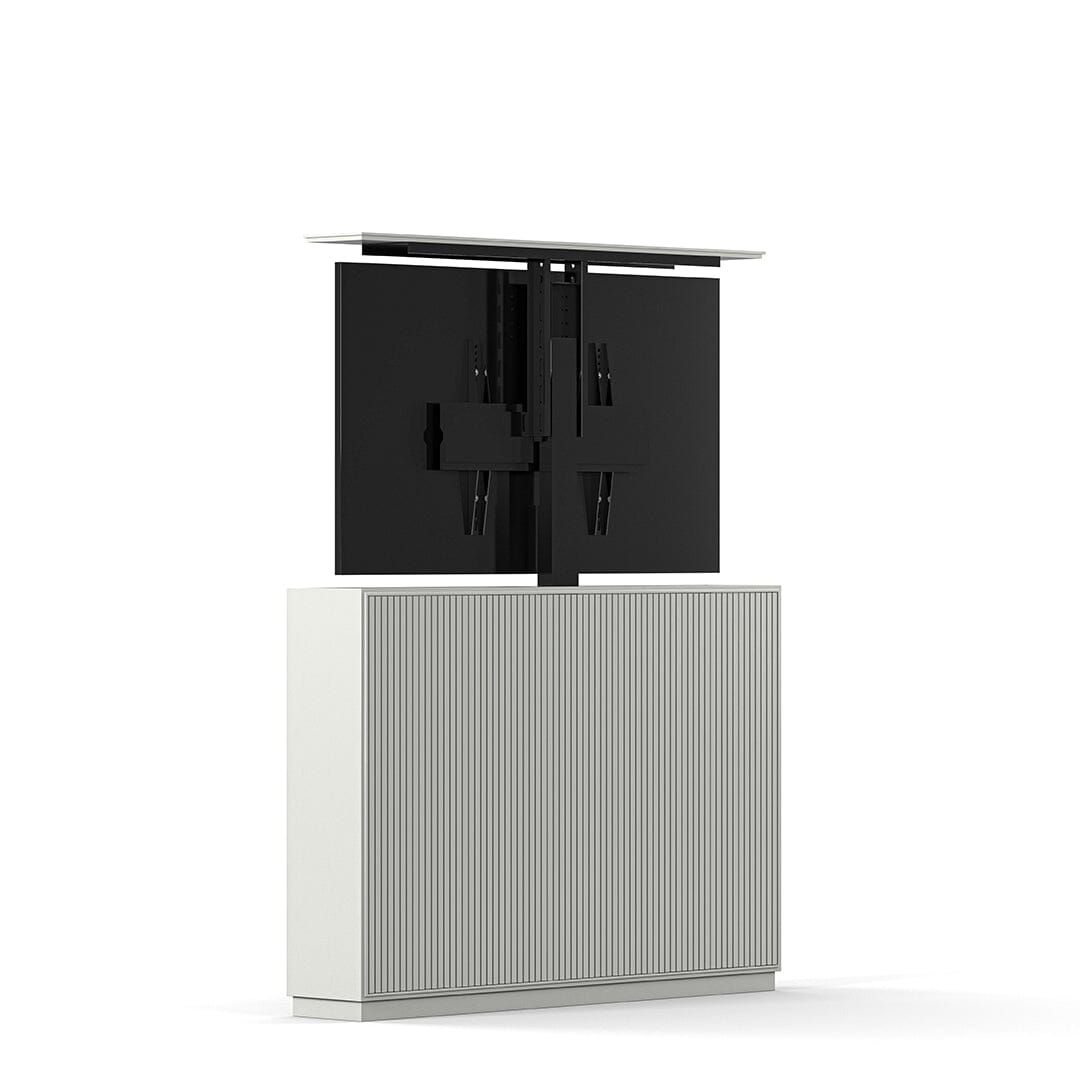 Multibrackets White TV Lift Cabinet for screens up to 55"