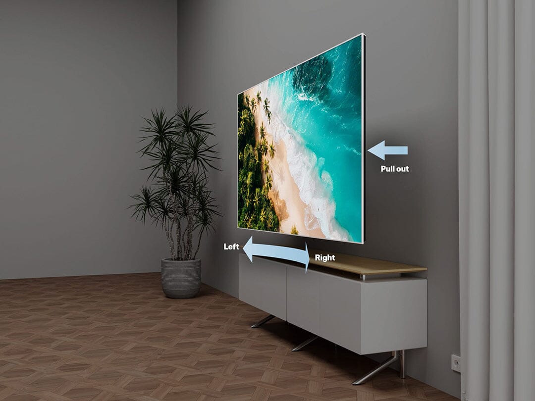 Multibrackets M VESA Super Slim Tilt Turn TV Wall Bracket upto 125Kg