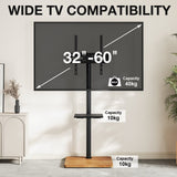 TTAP FS-OAK TV Stand with Bracket for up to 60" TVs - Oak