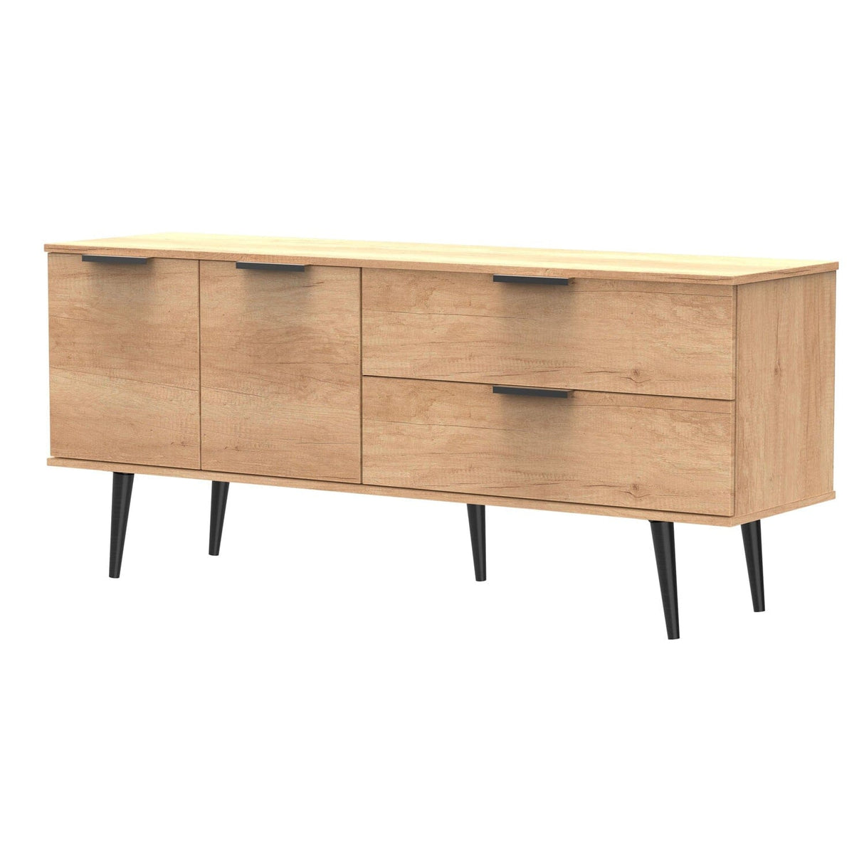 Welcome Furniture Nebraska Oak Hong Kong TV Cabinet HKB251NBNB
