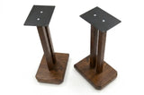 Apollo Duet Speaker Stands, Dark Oak Finish