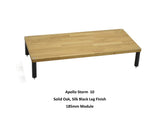 Apollo Storm 10 Modular AV Rack (Natural Oak Finish)