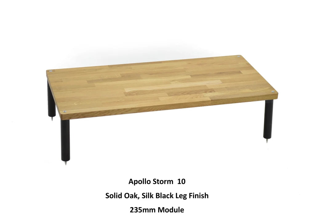 Apollo Storm 10 Modular AV Rack (Natural Oak Finish)