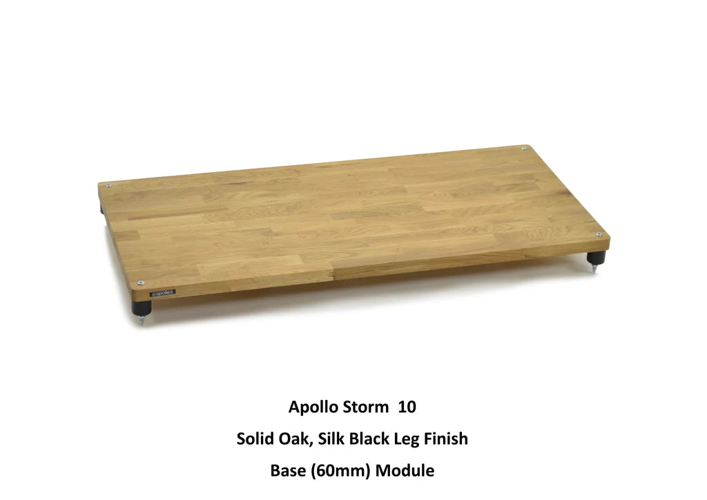 Apollo Storm 10 Modular AV Rack (Natural Oak Finish)
