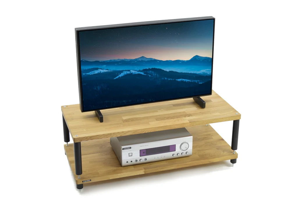 Apollo Storm 10 Modular AV Rack (Natural Oak Finish)
