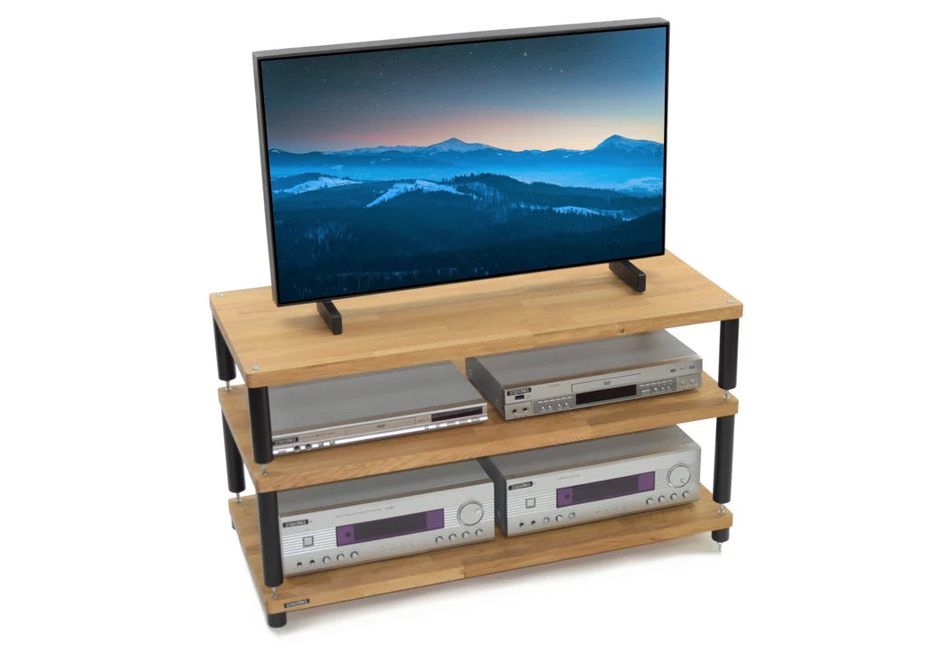 Apollo Storm 10 Modular AV Rack (Natural Oak Finish)