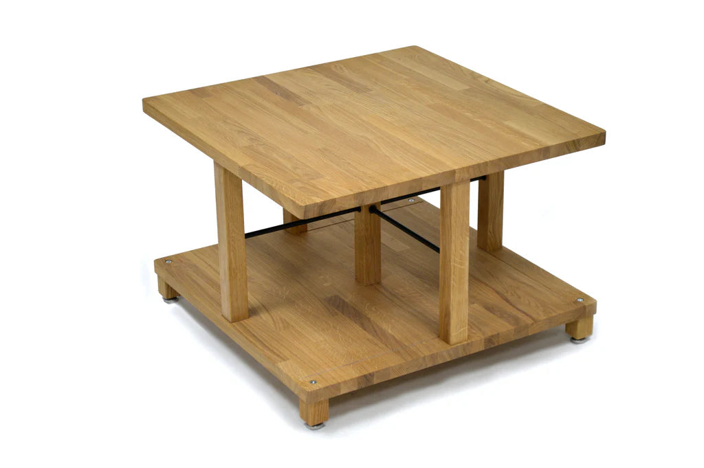Apollo Athena VS1 Table – Solid Oak Vinyl Storage Table for Hi-Fi Lovers