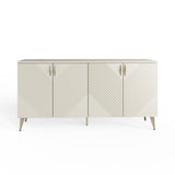 Frank Olsen AVA White Large Sideboard with LED Mood Lighting