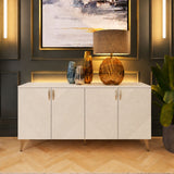 Frank Olsen AVA White Large Sideboard with LED Mood Lighting
