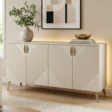 Frank Olsen AVA White Large Sideboard with LED Mood Lighting