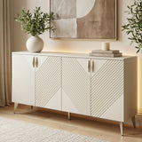 Frank Olsen AVA White Large Sideboard with LED Mood Lighting