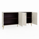 Frank Olsen AVA White Large Sideboard with LED Mood Lighting