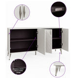 Frank Olsen AVA White Large Sideboard with LED Mood Lighting