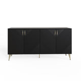 Frank Olsen AVA Black Large Sideboard with LED Mood Lighting