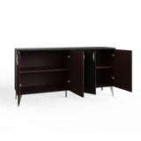 Frank Olsen AVA Black Large Sideboard with LED Mood Lighting